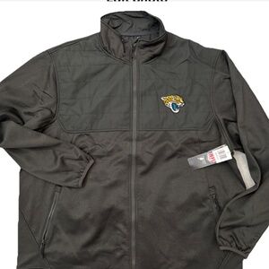 NFL Official Licensed Adult Full Zip Pockets Soft Fleece Jacket Jaguars NEW